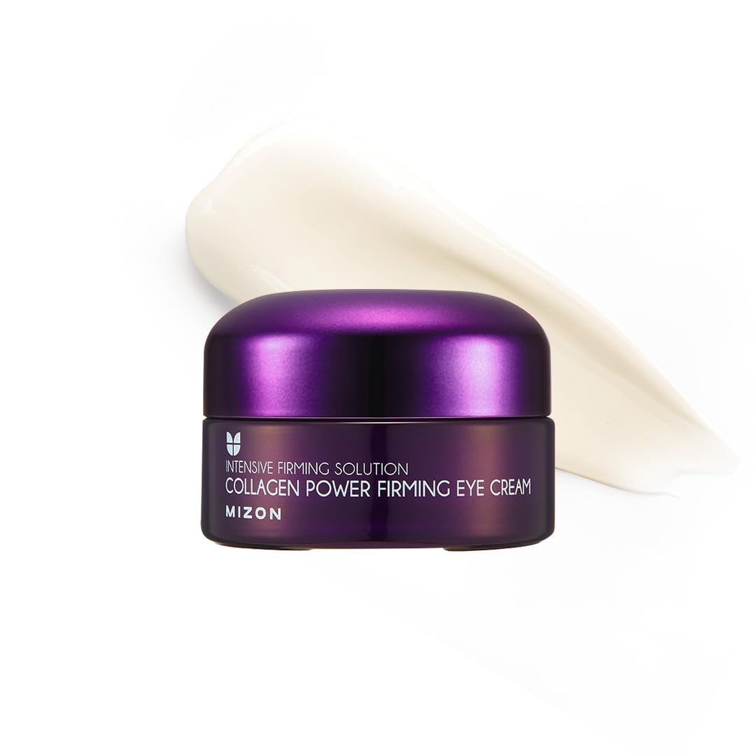 [Mizon] Crema Power Firming al collagene per il contorno occhi (25ml) Collagene marino, antirughe, Elastina Booster, Idratante, Acido Ialuronico (Collagen Power Firming Eye Cream)