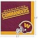 Washington Commanders Paper Party Napkins - 6 .5