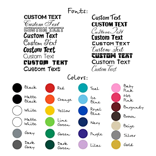 Personalized Design Of Custom Text Decal Compatible With Tumbler Ñups Laptop Phones Cars Boats Helmets Hardhats Notebooks Vehicles - Personalized Vinyl Decal Sticker #TOP3