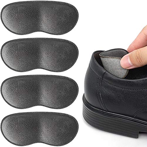 Image of Dr. Foot's Heel Grips for Women and Men, Self-Adhesive Heel Cushion Inserts Prevent Heel Slipping, Improve Shoes Too Big, Rubbing, Blisters, Foot Pain (Grey)