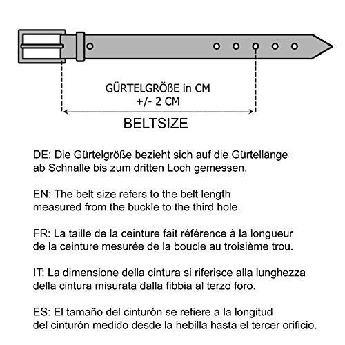Redbridge Cintura in Vera Pelle da Uomo Accessorio...