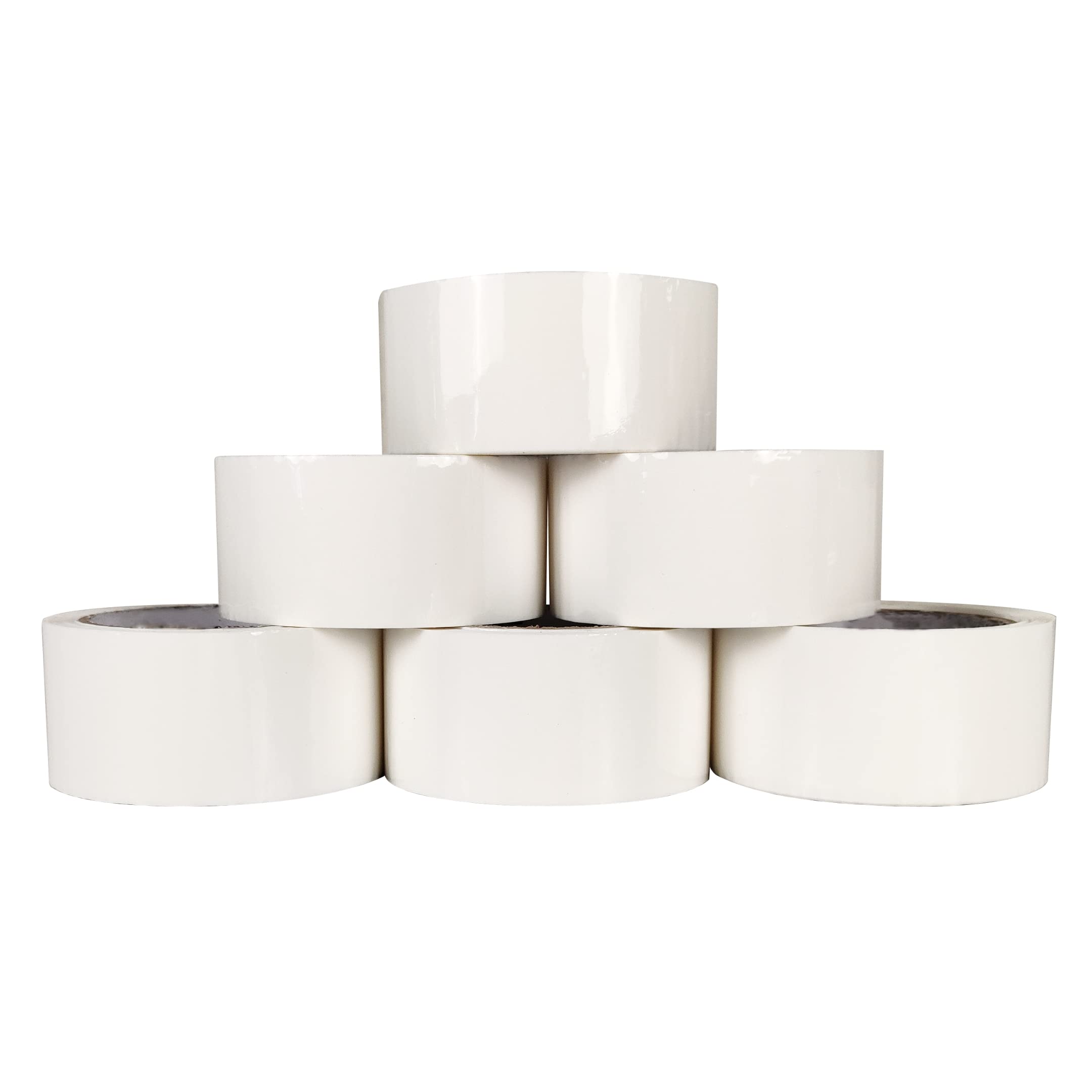 Nastro Adesivo Per Imballaggio Bianco - 48 Mm X 66 Mt, Adesivo Forte Per Scatole E Spedizioni - Foto 12