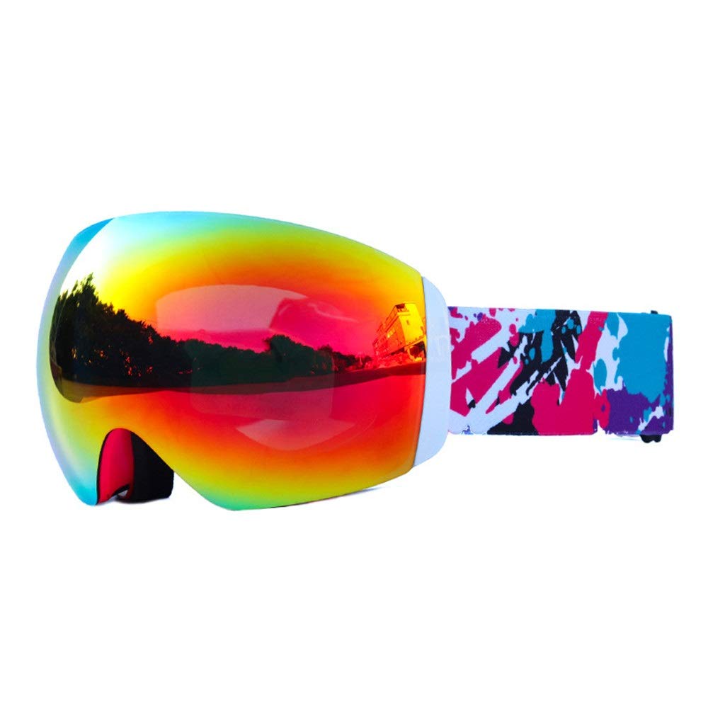 Occhiali da Sci con Protezione UV antiappannamento per Uomo Donna Giovane Sport Invernali sulla Neve Occhiali da Snowboard Occhiali da Sci Snowboard Jet Snow