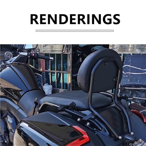 Dossier siège passager K1600B accessoires protection moto noir