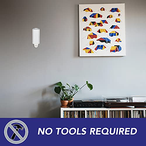 Image of Canvas Hangers for Walls - Painting Hangers, Removable Wall Art Hanger (4 Hooks, 8 Strips) Holds up to 18 x 24 canvases 3-4 lbs (Pack of 3)