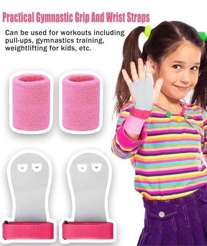Image of Kids Gym Gloves, 1 Pair Hand Grip for Gym, Workout Equipment for Kids, Gymnastics Equipment for Children, Durable and Comfortable
