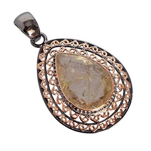 Pendentif en pierre précieuse naturelle pour illuminer vos tenues de soirée chic
