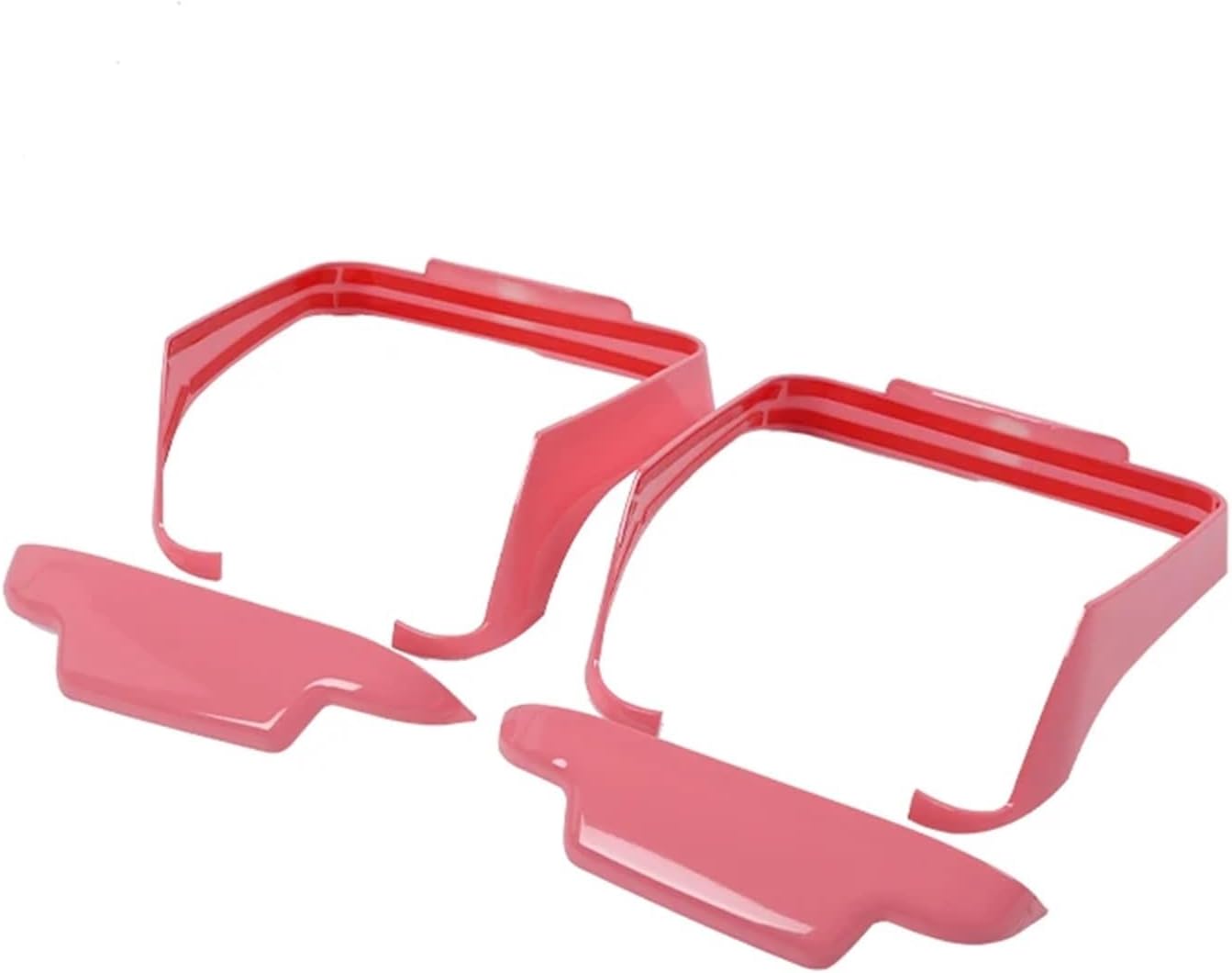 ABS Lamp Hoods Car Rear Tail Light Decoration Frame Cover Stickers Compatible For Jeep Wrangler JL 2018 Up Exterior Accessories(Style 17)