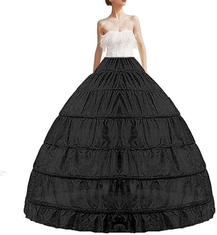 Sottogonna Con 5 Cerchi Stile Vittoriano - Per Matrimoni, Costumi E Cosplay