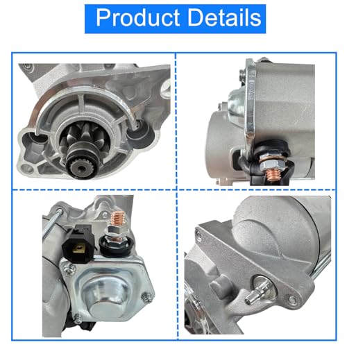 410-52310 12V 1.4KW Motor de Arranque OSGR Compatible con Kubota RTV 1100 1140 RTV-X1100C RTV-X1120 RTV-X1140 RTV-X900, Reemplaza 428000-5400 428000-5401 77700-02602 miniatura 5