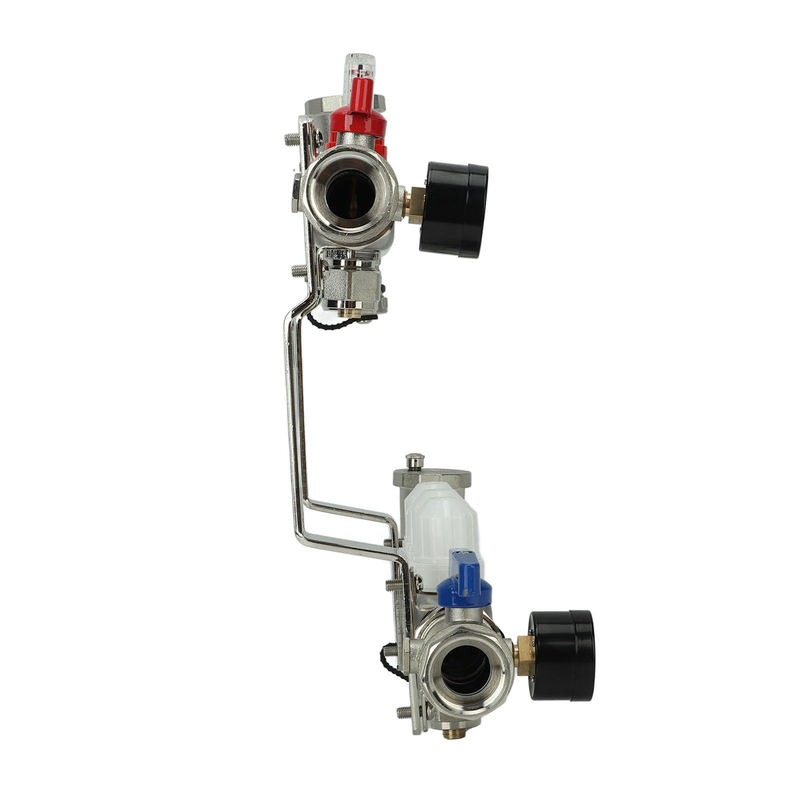 Jeanoko Kit de Colector de Calor Radiante de 3 Bucles con Componentes de Acero Inoxidable 304 para un Control Eficiente de la Temperatura en Calefacción por Suelo Radiante