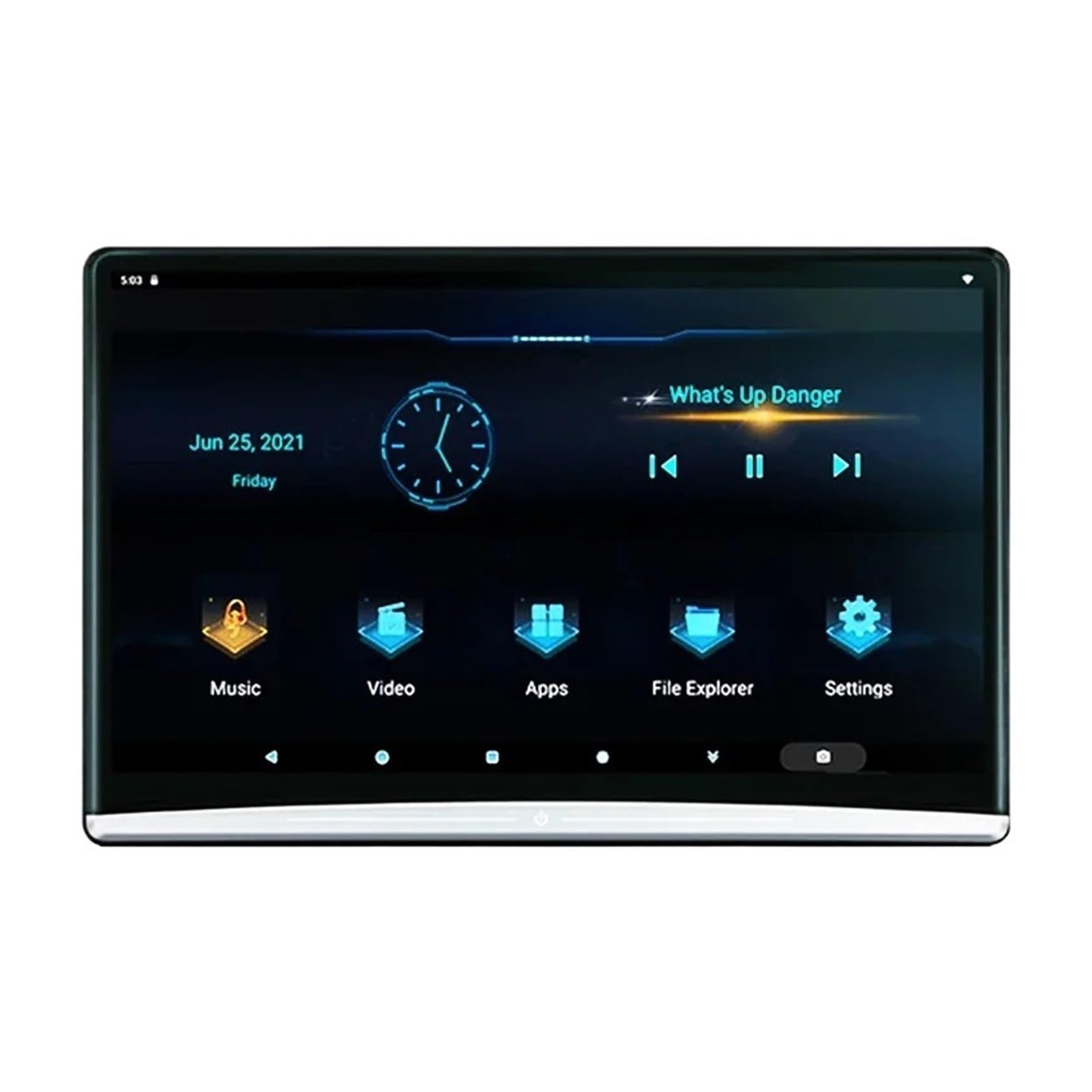 Car DVD Player 13.3" Upgrade Car Headrest Video Players Rear Seat TV Monitors Sync Screens 4k Video Player Monitor Headrest(2 pcs 4G-64G)