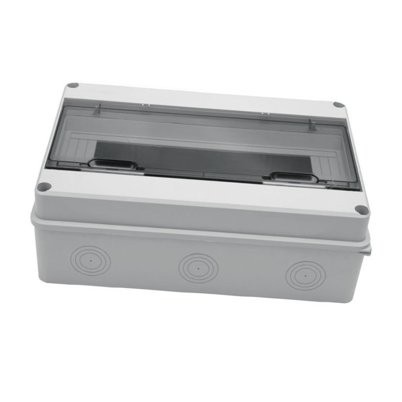 Angoily Scatola Elettrica Esterna in Plastica Bianca 15 Circuiti, Protezione Ip65 Affidabile e Funzionamento Semplice per Uso Domestico e Giardino