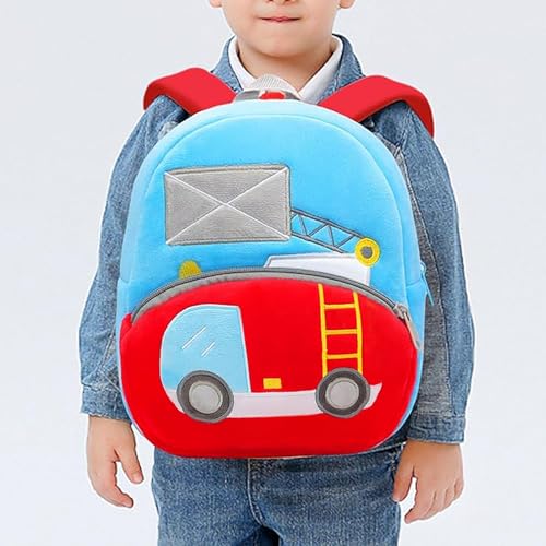 Image of Frantic Kids Velvet School Bag Plush Backpack Baby Girl Preschool Bags Ideal for Baby Boy & Girl Picnic Bags (2-5 Years)