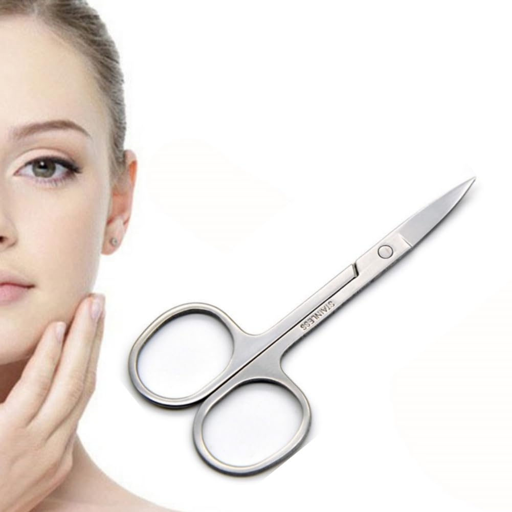 Ciseaux à Ongles Professionnels Acier Inoxydable Multifonctionnel pour Manucure, Sourcils, Pédicure et Taille de la Barbe