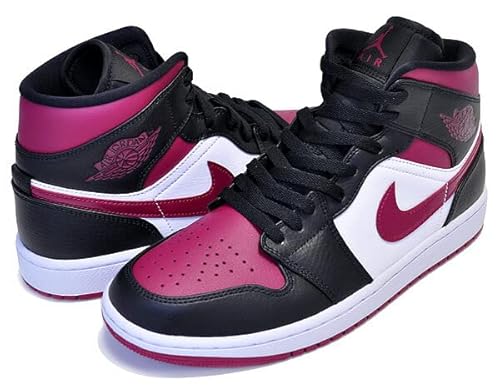 [iCL] GAW[_ 1 ~bh 554724-066 AIR JORDAN 1 MID black/noble red-white Y 26.5cm [sAi]
