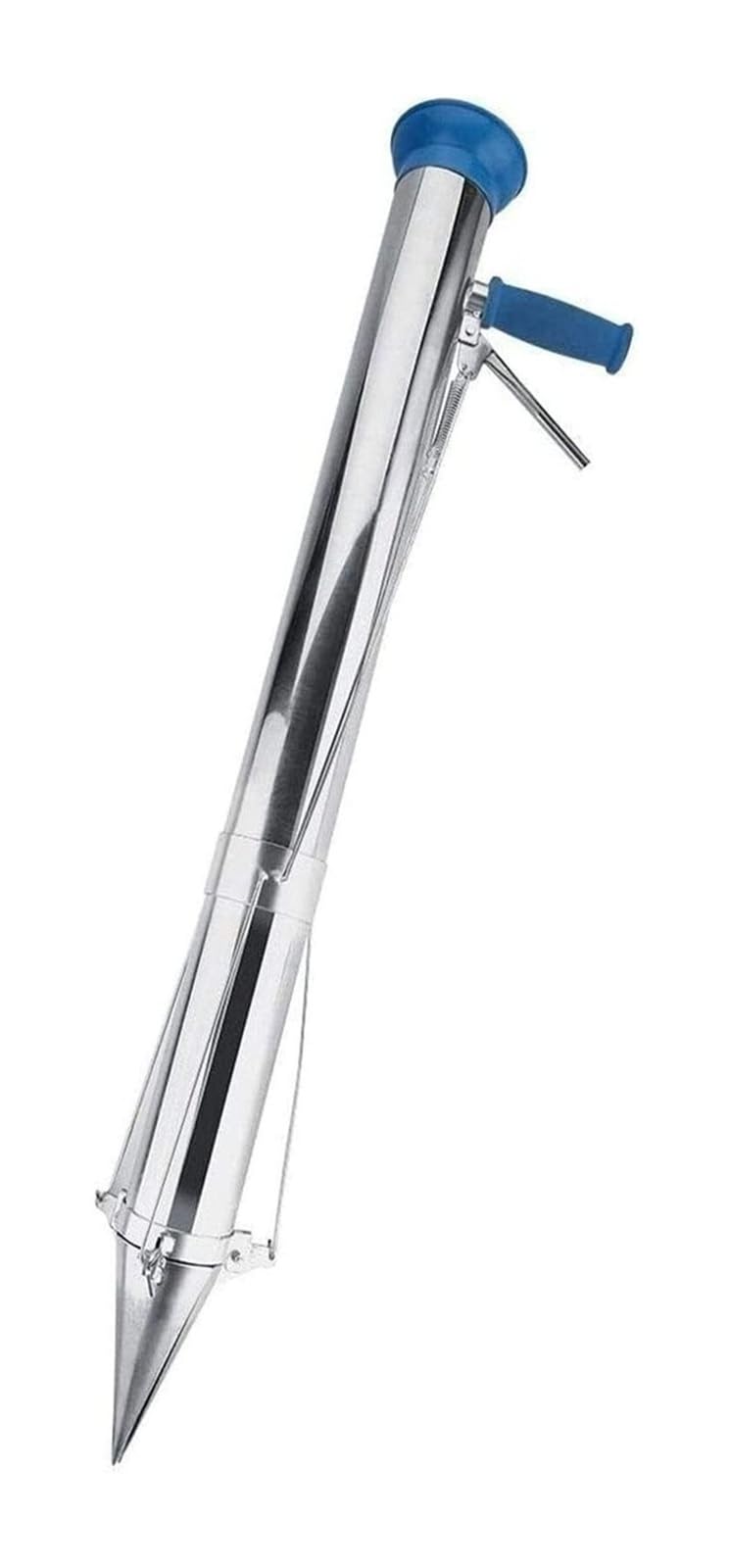 AOICXB Seed Dispenser,Household Seeding Machine, Rapid Seeder, Stainless Steel Planter, Peanuts and Soybeans Planter, Garden Equipment,Plastic Funnel for Garden(A)
