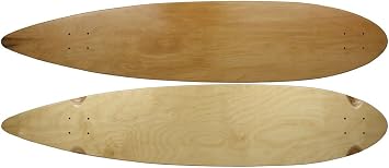 Moose Longboard 9" x 43" Pintail Deck Natural