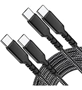 GOPALA USB-C to USB-C Cable 60W, [2Pack 1M] USB C Fast Charging Cable Compatible with iPhone 15/1...