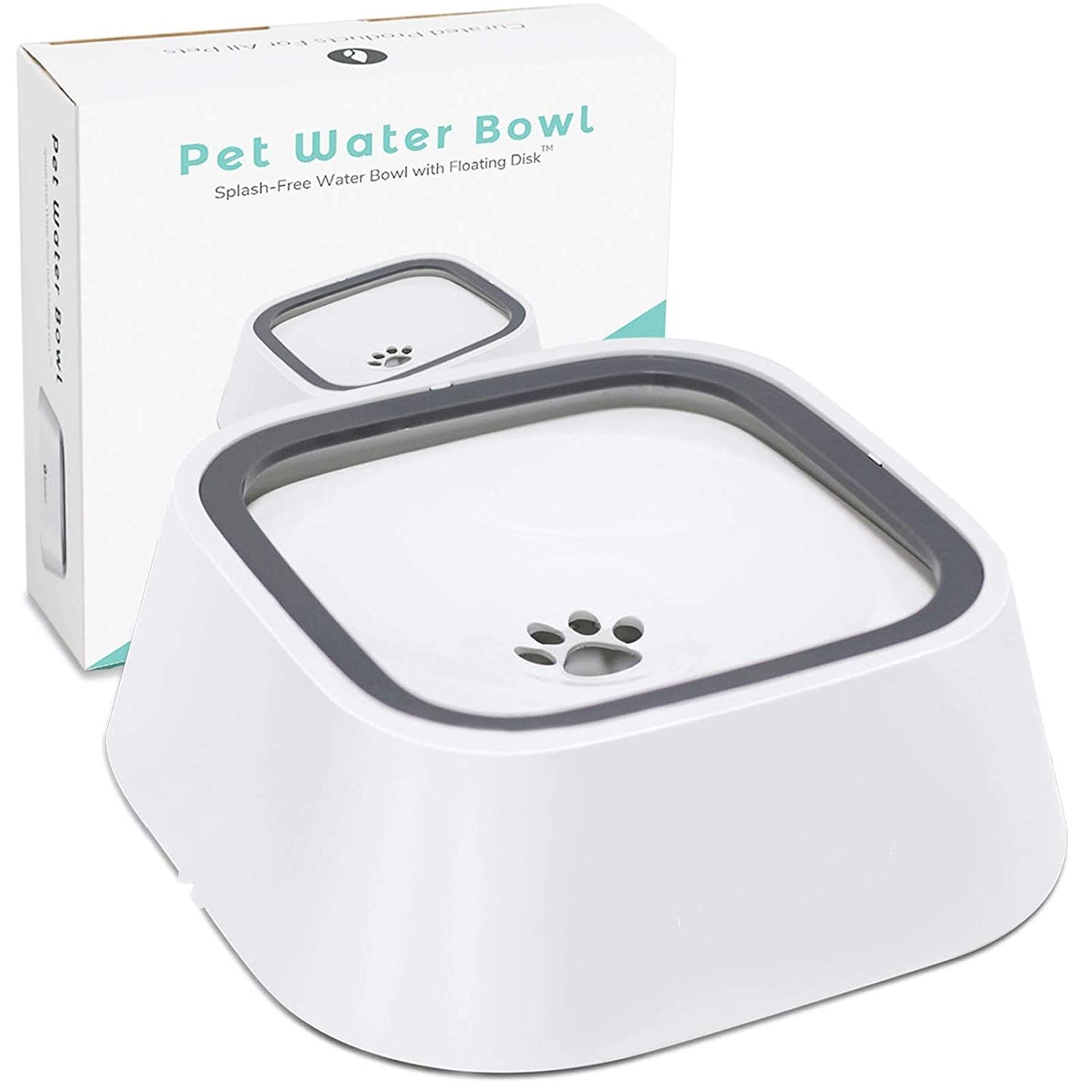DRIZA Travel Pet Water Feeder Bowls Pet Dog Water Bowl No Spill No Drip Slow Water Feeder Dog Bowl Drinking Bowl for Dogs and Cats- 1.5 L 1
