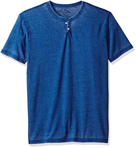 Lucky Brand Men's Burn Out Notch Neck Tee