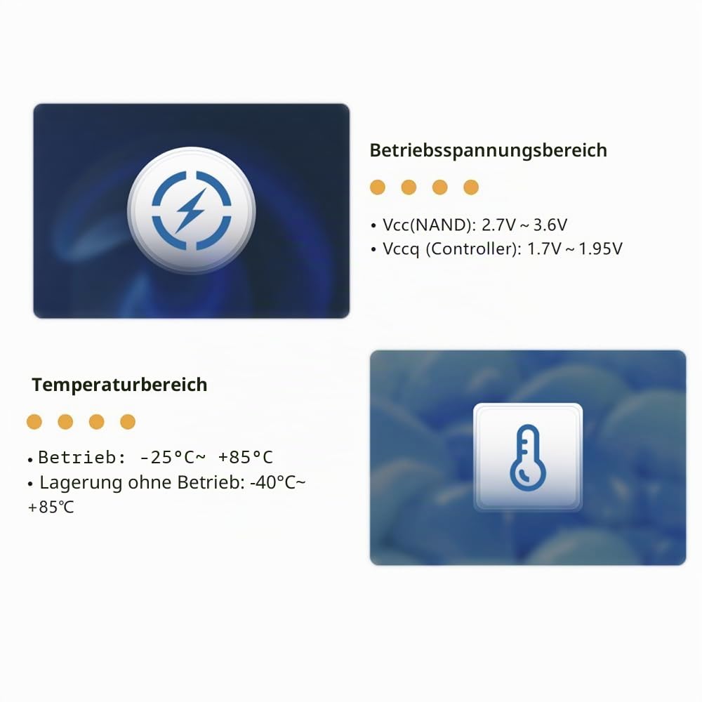 Orange Pi 256 GB EMMC-Modul, mit schneller Lese- und Schreibgeschwindigkeit