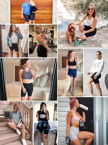 Image of baleaf Women's 8 inch / 5 inch / 3 inch Biker Shorts High Waist Yoga Workout Gym Running Volleyball Spandex Shorts with Pockets