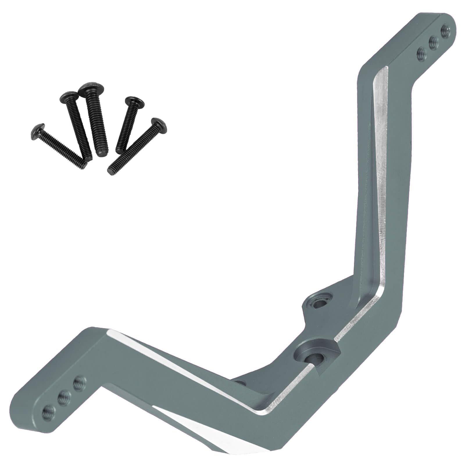 BRCatWPark Aluminum Front Shock Vertical Relocator Upgrades Part for 1/10 Drag Slash 1967/Chevrolet C10/Slash 2wd lcg,RC Front Shock Vertical Relocator Hops up,Titanium