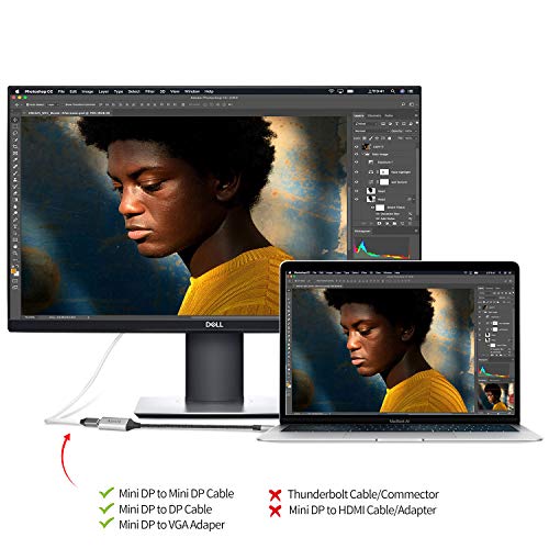 Answin Usb C To Mini Displayport (4K@60Hz), Usb-C/Thunderbolt 3 To Mini Displayport Adapter For M1/M2 Macbook, Macbook Air, Macbook Pro 2016-2023, Galaxy S8-S23 And More Usb Type-C Devices-Silver #TOP1