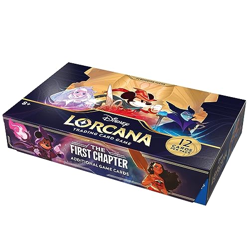 Image of Ravensburger Disney Lorcana TCG: The First Chapter Booster Pack Display | 24 Packs with 12 Trading Cards Each | Ideal for Collectors & Disney Fans | Suitable for Ages 8+