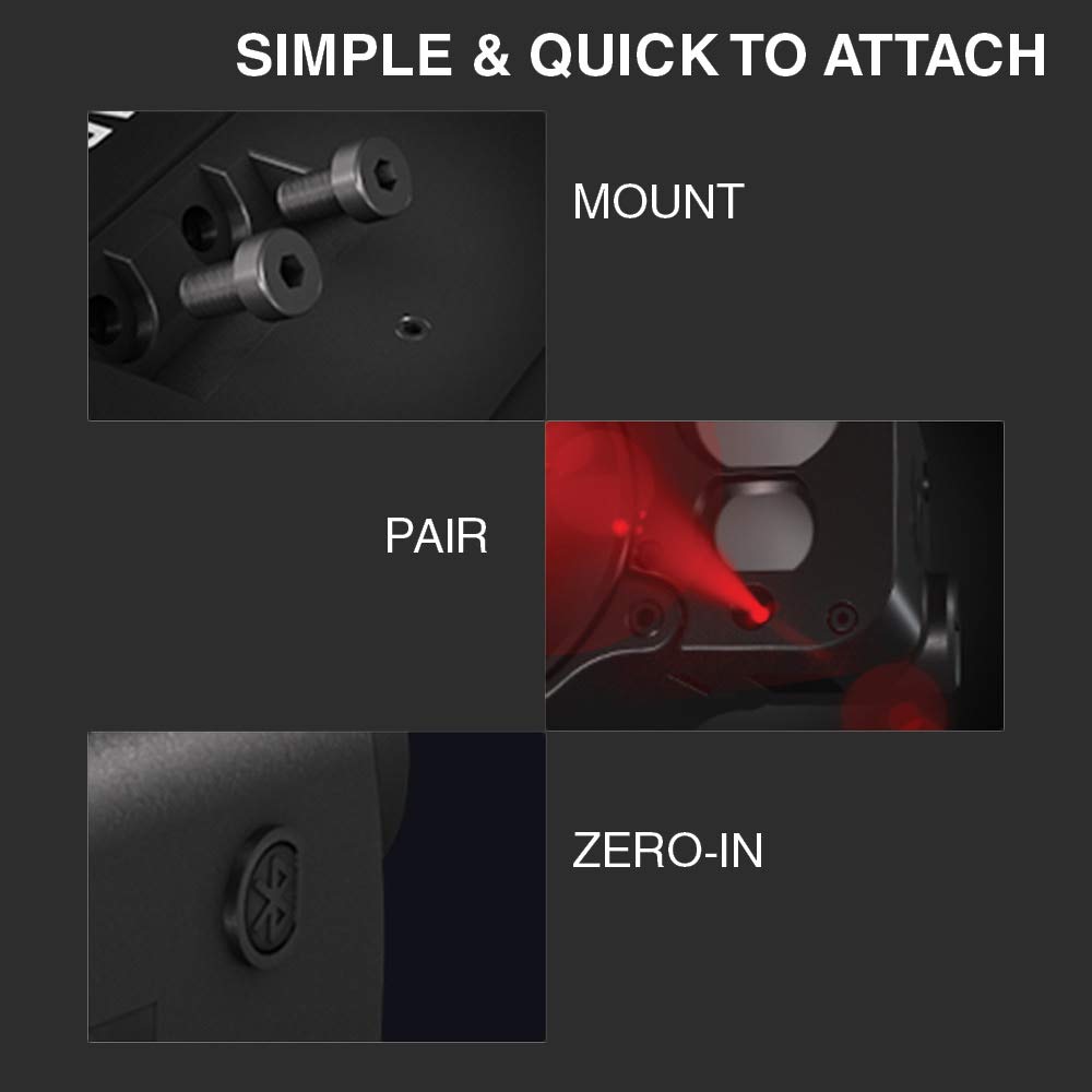 ATN ABL (Auxiliary Ballistic Laser) Rangefinder - Accessorio indispensabile che trasforma la tua ottica da puntamento in un calcolatore balistico (1000 y/m)