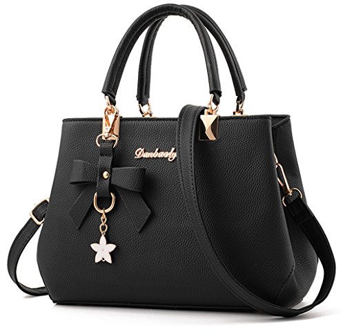 Bolso Tote para mujer de cuero sintético Dreubea miniatura 1