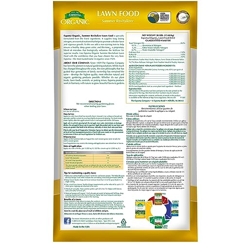 Fertilizante Orgánico Granulado para Césped Espoma 30 lb miniatura 2