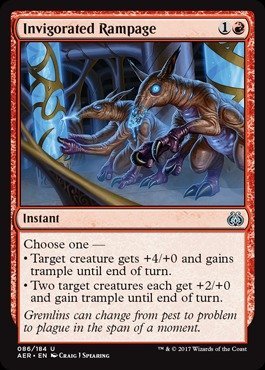 Magic: the Gathering - Invigorated Rampage (86/184) - Aether Revolt