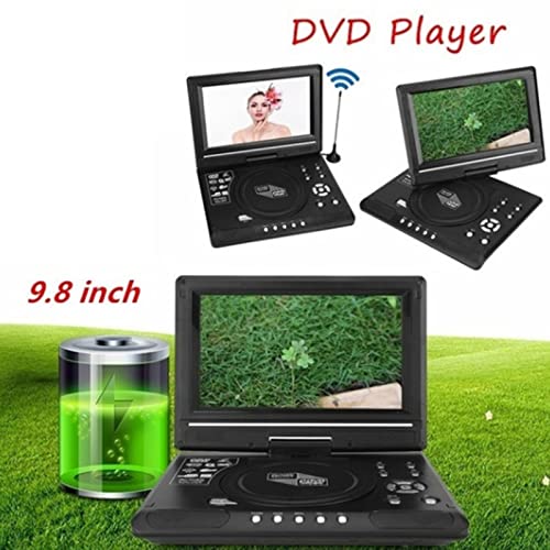 KKcare 9,8 polegadas 16:9 Widescreen 270 ° Rotatable LCD Screen Home Car TV DVD Player portátil VCD