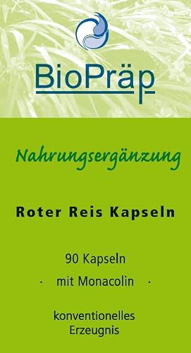 BioPräp Roter Reis Kapseln mit Monacolin K 90 Zellulose-Kapseln
