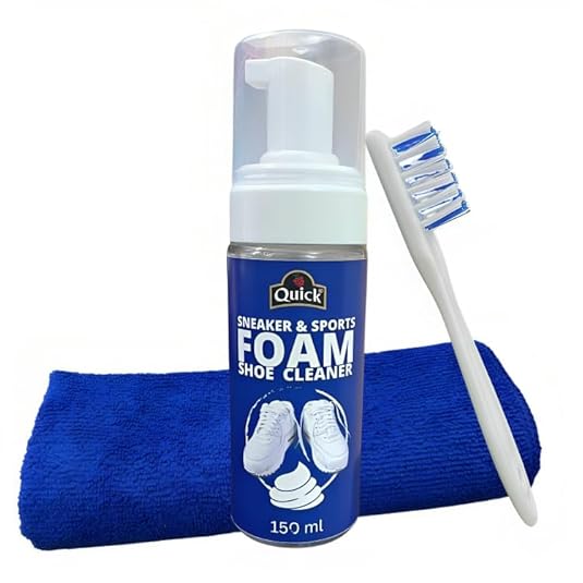 Quick Sneakers & Sports Shoe Foam Cleaner Kit Pack 150 ML Ready