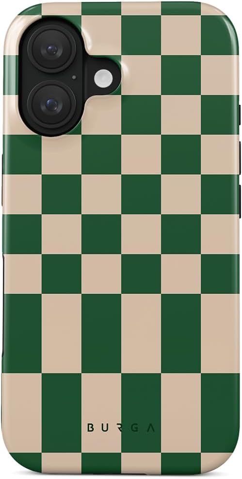 BURGA Phone Case for iPhone 16 - Cute, Trendy, Aesthetic, Pattern Phone Cover, Hard Shell Protection - fits Apple iPhone 16 Case for Women and Men