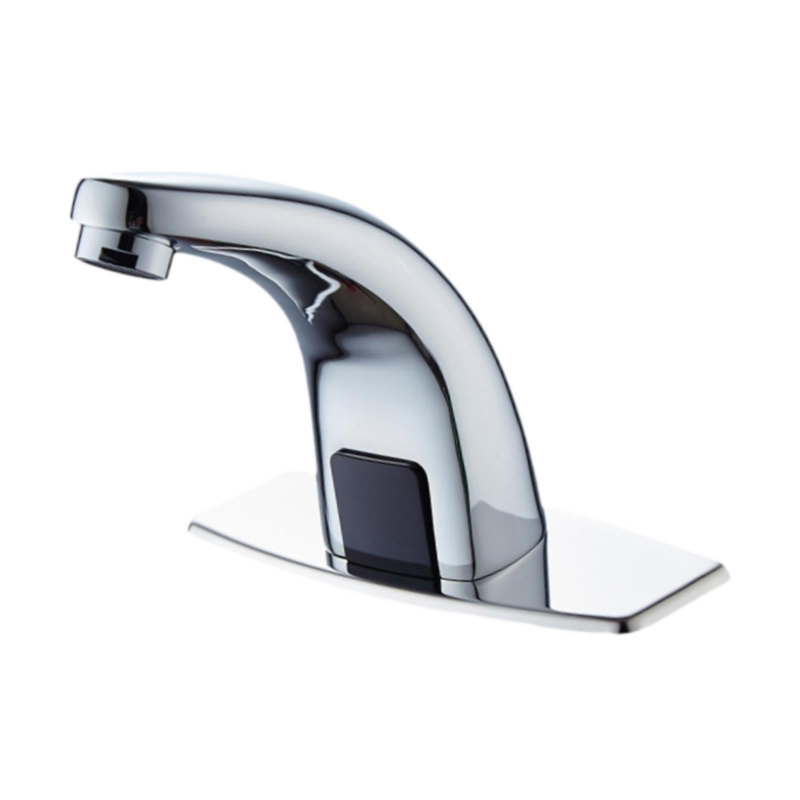 Puxzyax Automatic Bathroom Faucet Featuring Touchless Sensor Premium Alloy Clean Modern Bathrooms Boosts Pressure Household Restaurant Hotel Washroom Basin