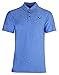 Urban Fox Men's Golf Shirts for Men | Short Sleeve Performance Polo Shirts for Men | Heather Dry Fit | Moisture Wicking | Blue X-Large