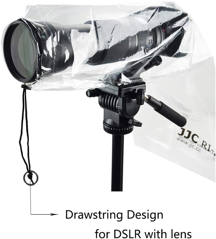 JJC 6 pieces Camera Rain Cover Protector for Canon Nikon and Other Digital SLR Cameras with lens & Flash - Image 5