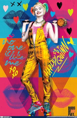 Trends International DC Comics Movie - Birds of Prey - Harley Quinn - Hammer Wall Poster, 22.375