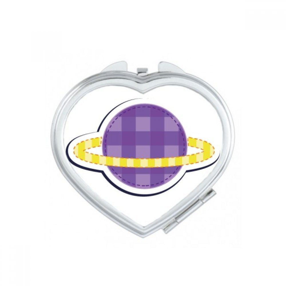 Miroir compact univers et alien DIYthinker de poche mignon et pliable pour retouches