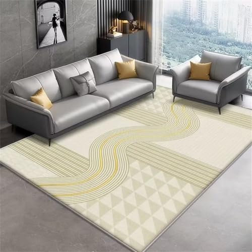 Tapis de sol rayures grises pour protéger le parquet d'une chambre enfant
