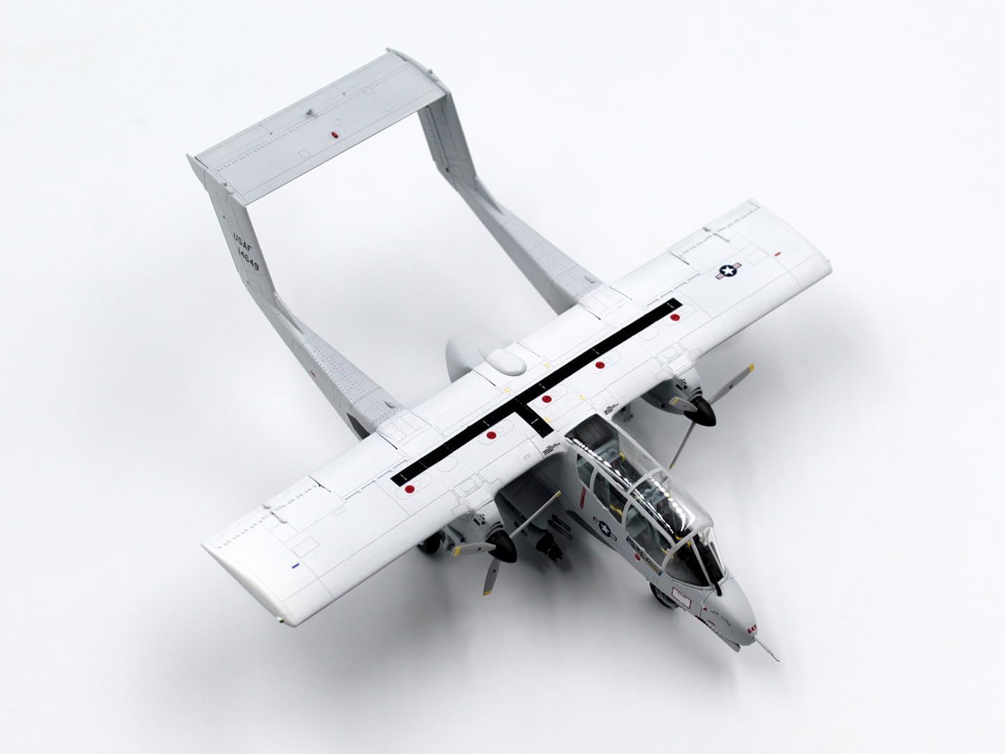 ICM Plastic Model Kit (72185) - OV-10A Bronco, Light Attack and Observation Airplane Model - Plastic Military Plane to Build with Assembly Instructions - Scale 1:72
