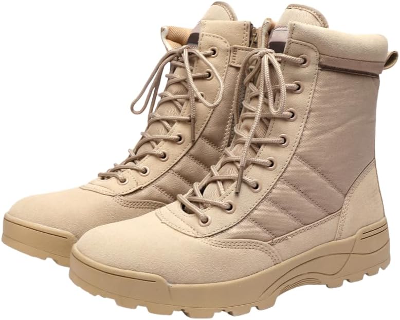 Women's Hiking Work Tactical Boots Waterproof Summer Camp Outdoor Desert Boots,Women's Outdoor Hiking Boots Desert Jungle Off-road Training, High Top Hiking Boots