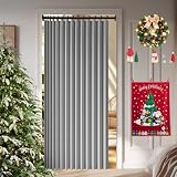 Tende Pieghevoli Magnetiche 120 x 220 cm Divisorio per Stanza, Isolamento Termico, per La Privacy Tenda for Porta con Isolamento per Camera da Letto, Soggiorno, Grigio