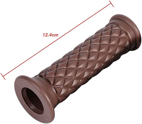 Miniatura 3 de Agarres de manillar de motocicleta, 1 par de 78 pulgadas y 1 pulgada de goma antideslizante para manillar de motocicleta, agarre de mano de 0.866 in