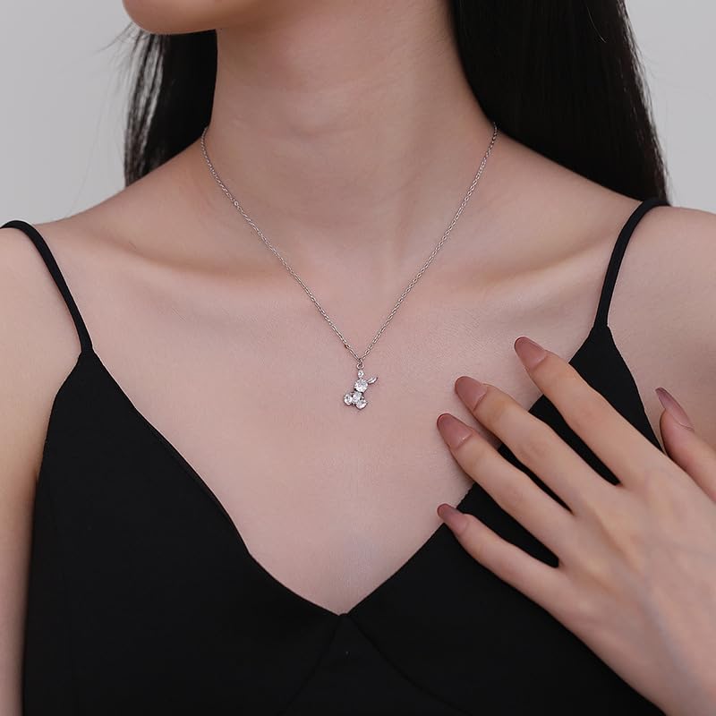 Amazon.com: Dainty Cute Unique Design Tiny Rabbit Bunny 14k Gold