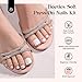 Beetles Toe Nail Press ons Kit 288Pcs 12 Colors, Press on Toenails Short Squaval Glossy Glitter With Nail Glue & Nail Tabs Stickers, Natural Fit Lightweight Fake ToeNails Nail Art For Women Girls